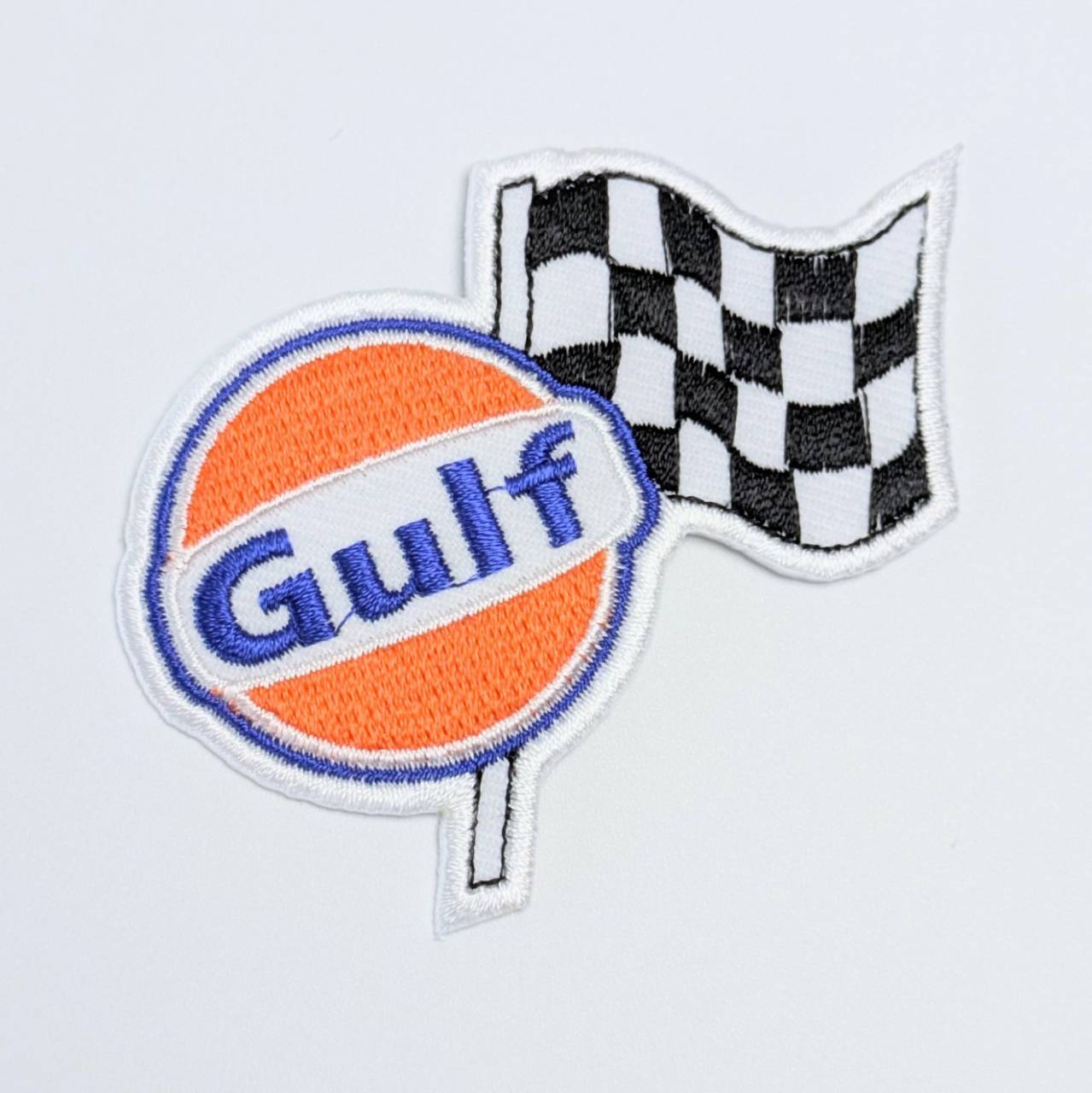 送料無料！ ★刺繍アイロンワッペン★【  Gulf（ガルフ） 】〚アメリカン雑貨 アメトイ〛