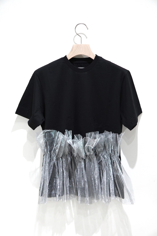 TANAKA / THE TEE+ / BLACK / 4 FRILL