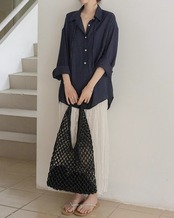 Natural drape Shirt N1204