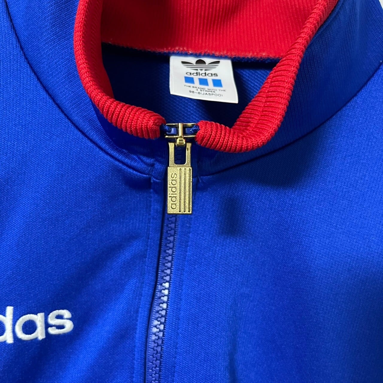 adidas アディダス トラックジャケット XL 刺繍ロゴ デサント社 adidas アディダス トラックジャケット XL 刺繍ロゴ デサント社