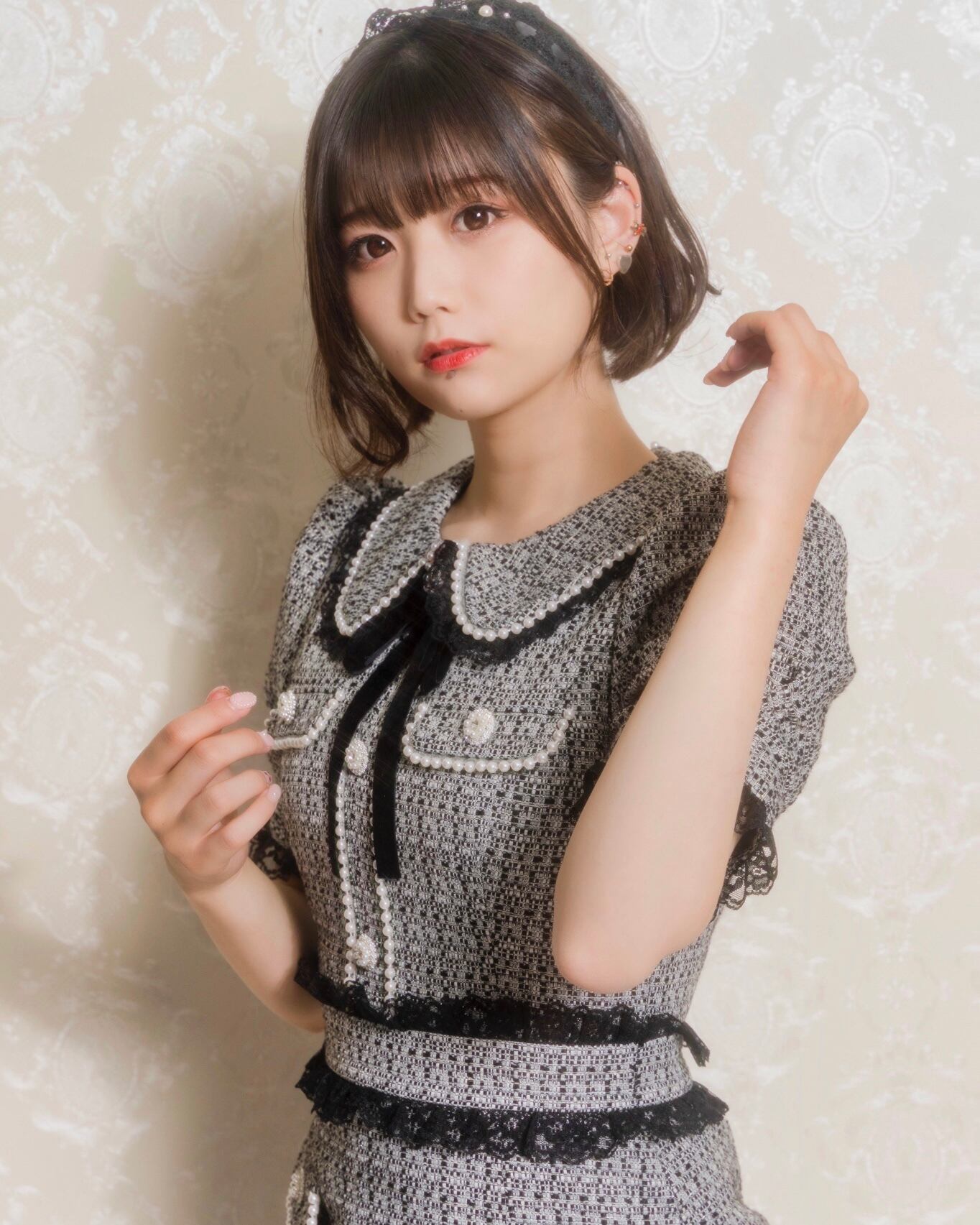 ManonMimie】Romantic Tweed Mini One-Piece | Manon Tokyo