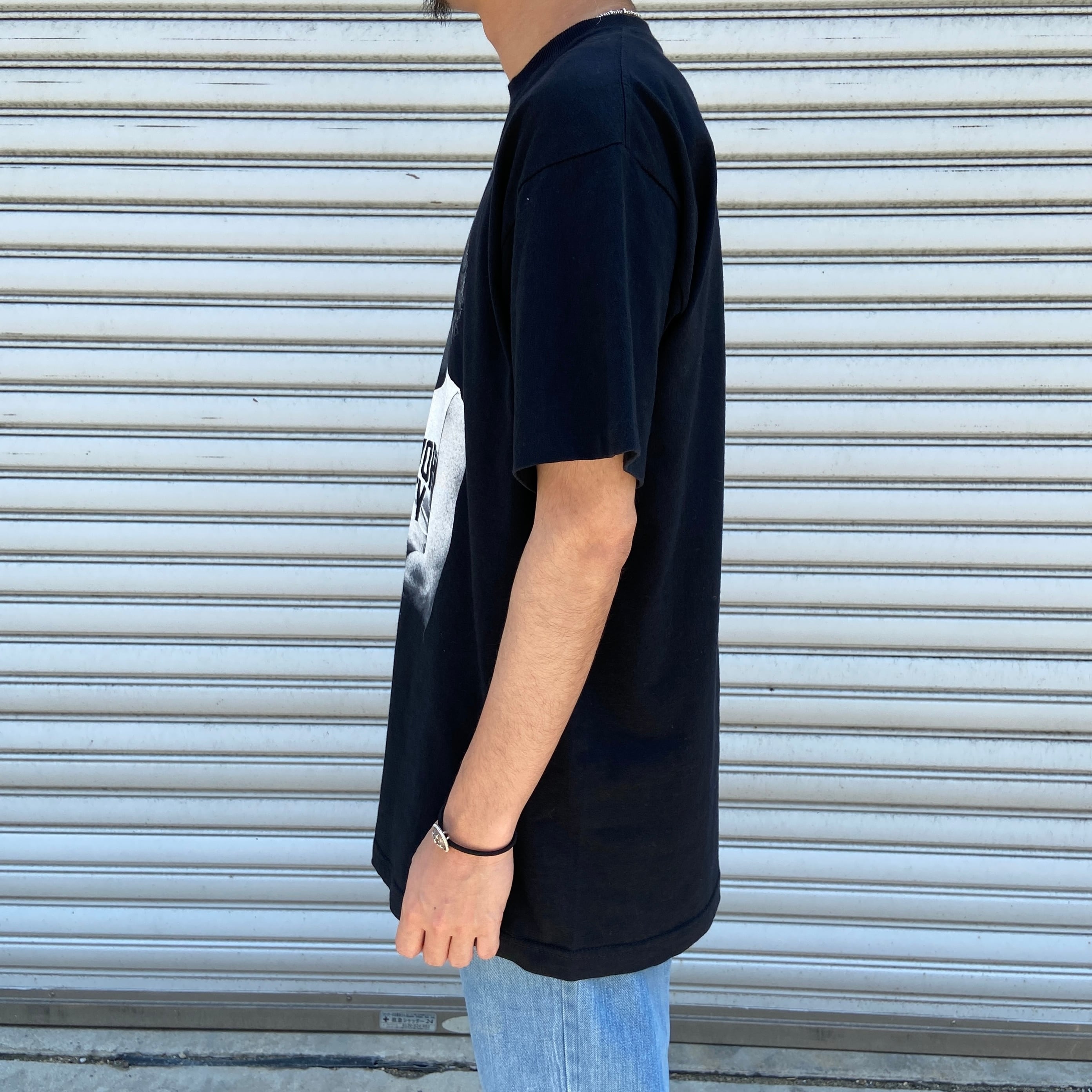 00sジョンレノン両面プリントTシャツ映画Tフェード雰囲気良好レディースM相当◎ d71bdd426de845e07f0ebbd9b1fdcb