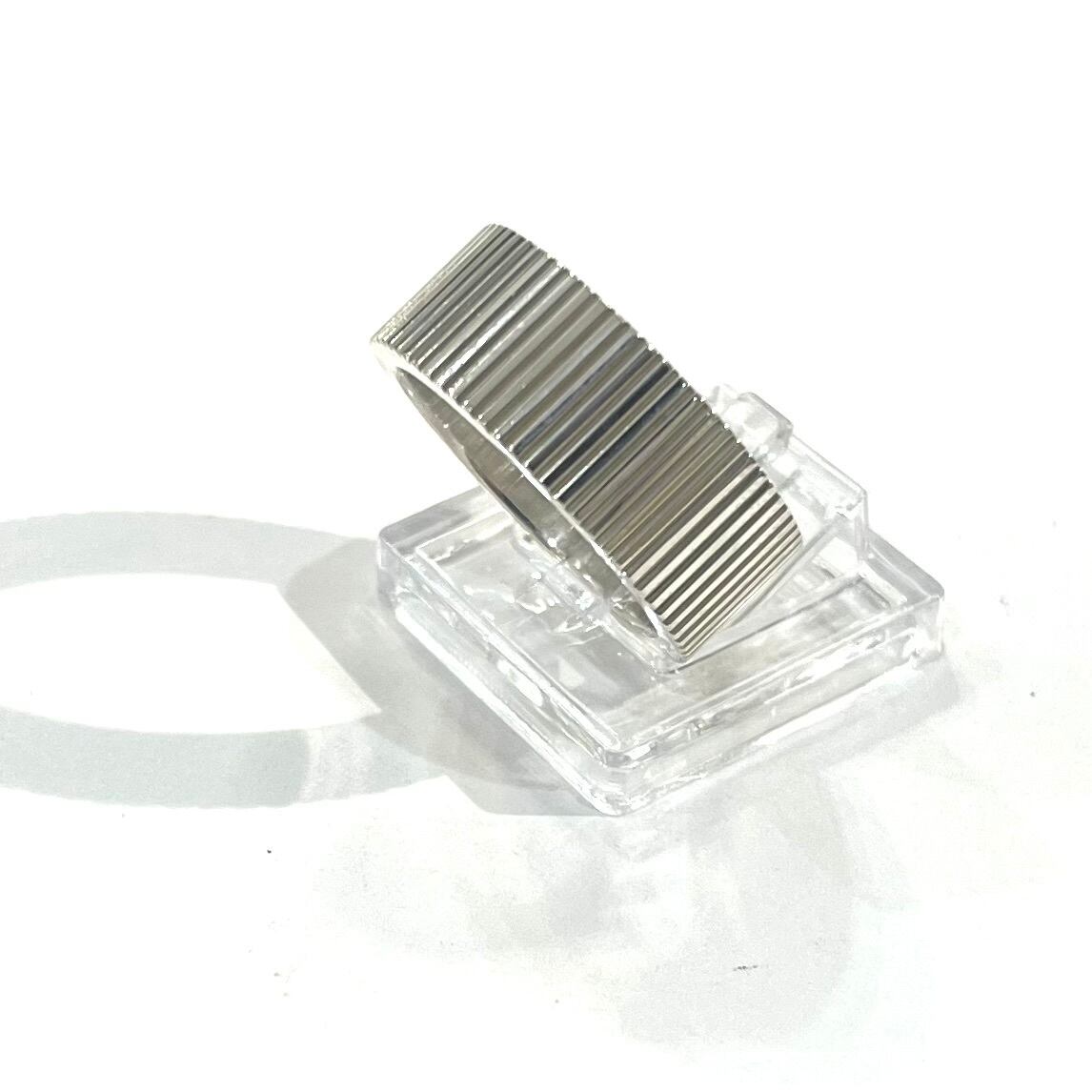 希少 【TIFFANY&CO】【15号】2776 コインエッジリング SV925シルバー