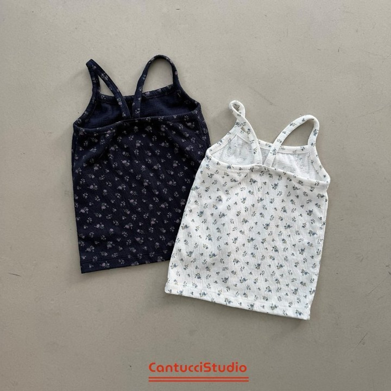 【取寄/韓国直送】CantucciStudio 26/SM ヨルフラワーキャミソール｜夏服｜韓国子供服