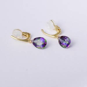 極上ミスティークトパーズの一粒ソフトタッチイヤリング