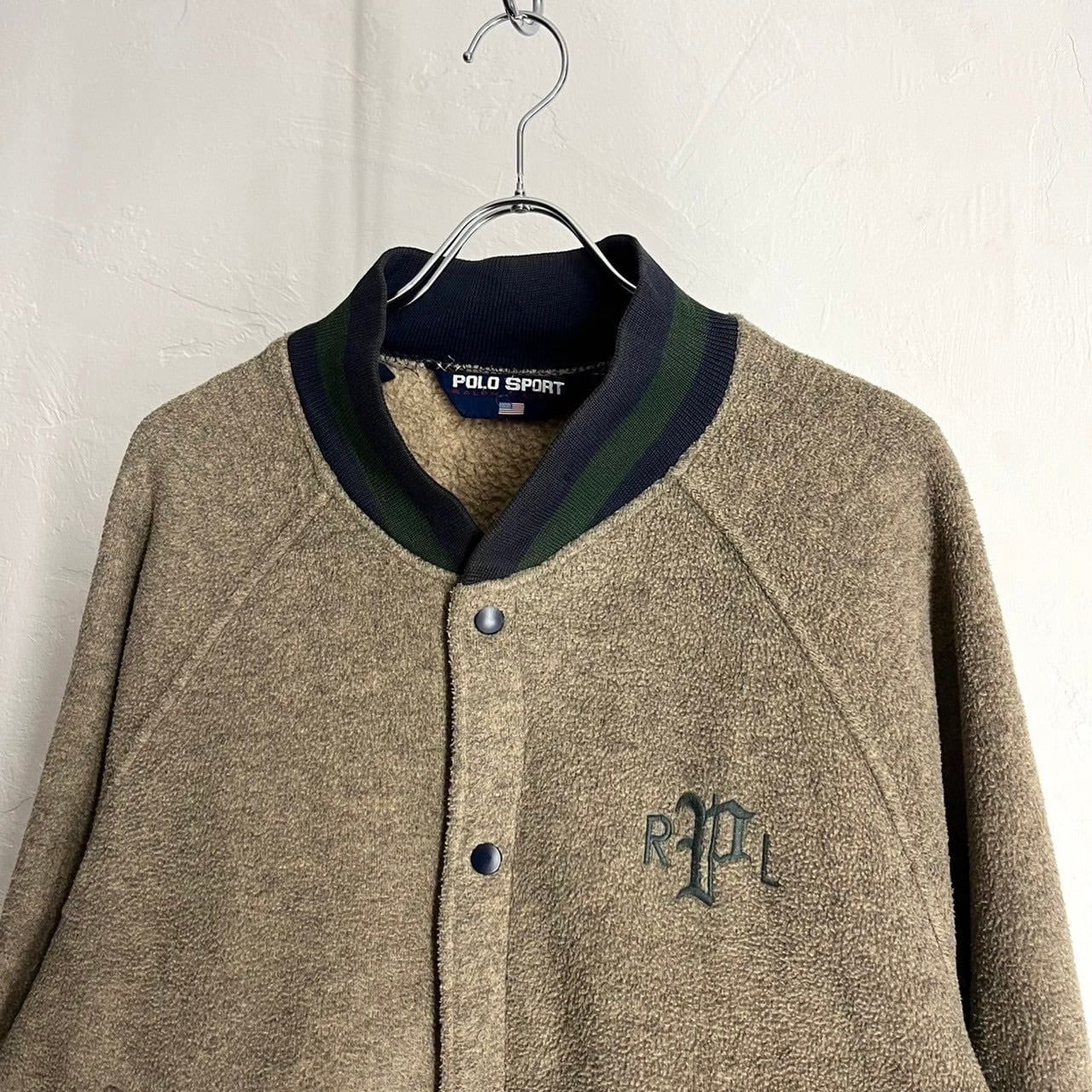 POLO RALPH LAUREN - POLOSPORT90s USA製 ベースボールスタジャン USA 
