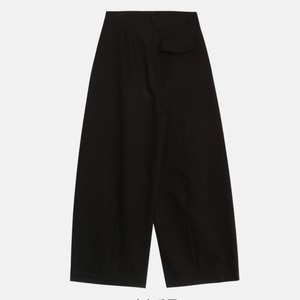 drawstring wide-leg pants　J00185