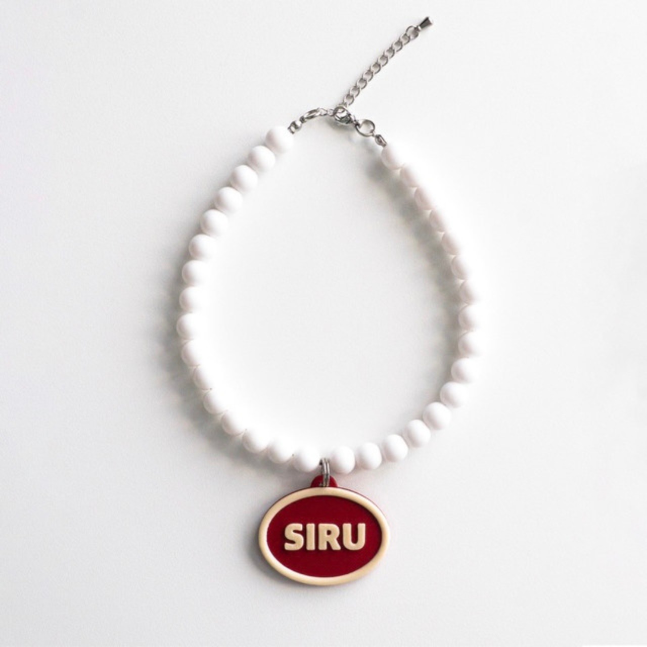 【予約】[ Snugroo ] Pet Necklace Beads｜Red Velvet Cake - 1