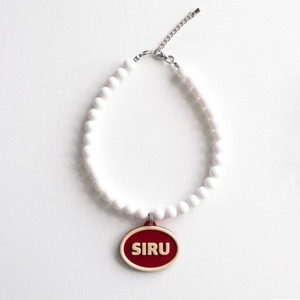 【予約】[ Snugroo ] Pet Necklace Beads｜Red Velvet Cake