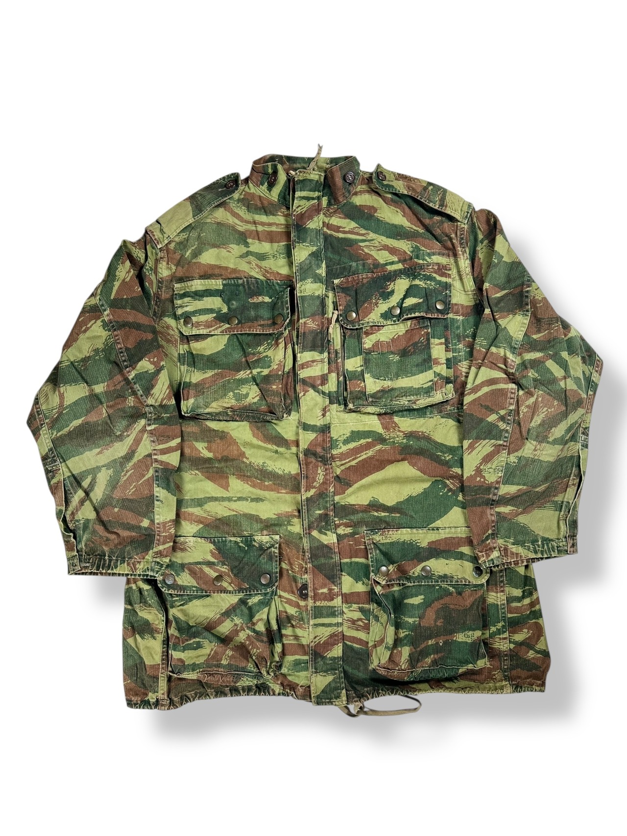 【Ireggular】60s French Military Lizard Camo Paratrooper Coat