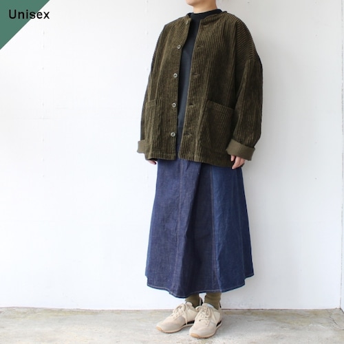 HARVESTY ビッグコーデュロイアトリエジャケット Big Atelier Jacket　（Olive）