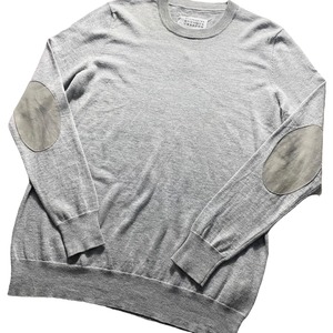 MAISON MARTIN MARGIELA ⑭ elbow patch sweater