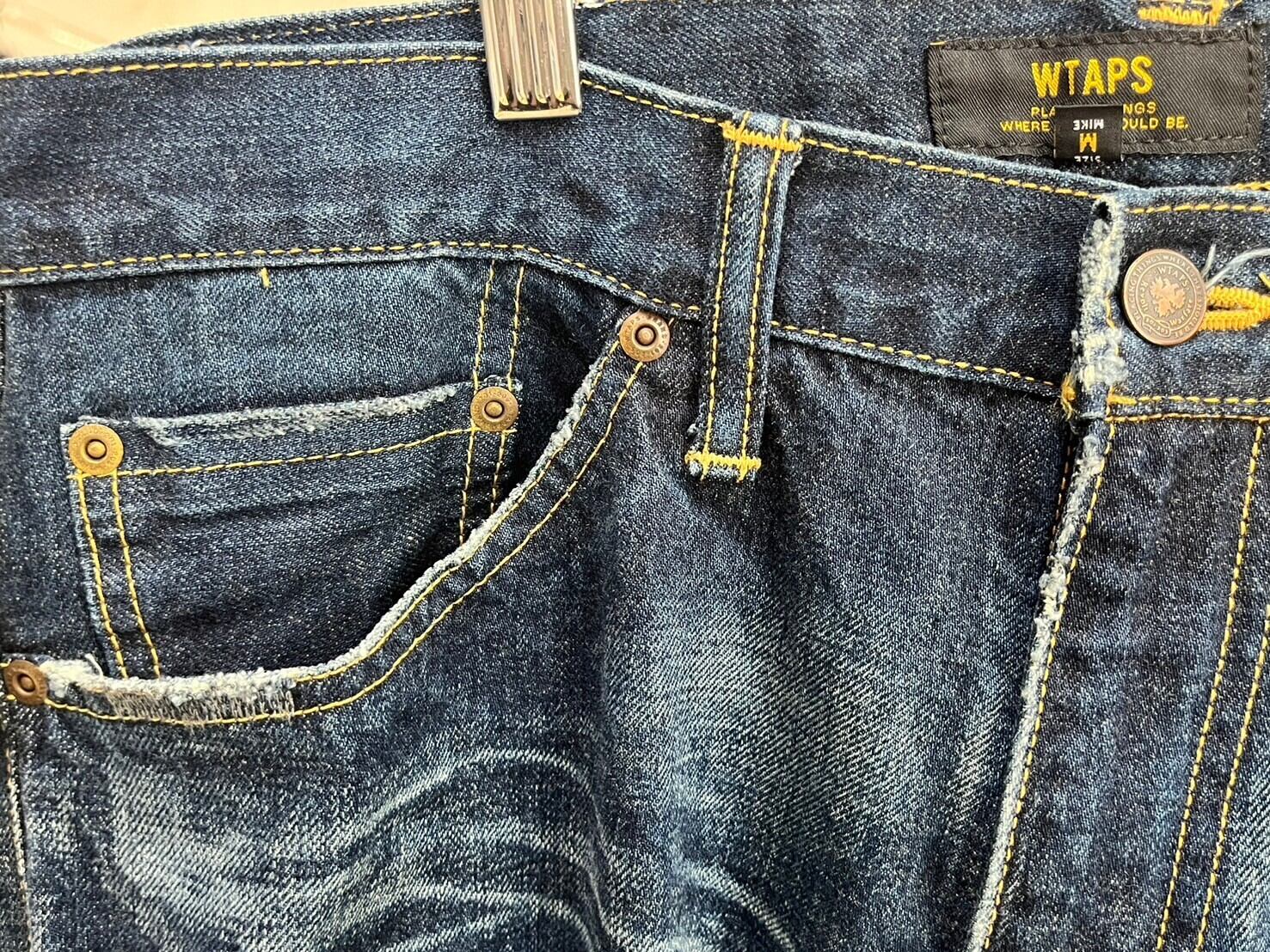 WTAPS BLUES BASIC TRASH DENIM MEDIUM 76271 | BRAND BUYERS OSAKA