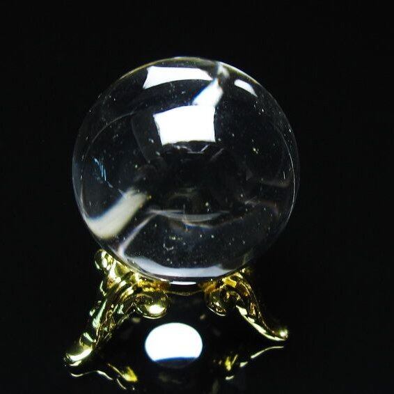 水晶 丸玉 23mm 一点物 おまかせ便 141-7656