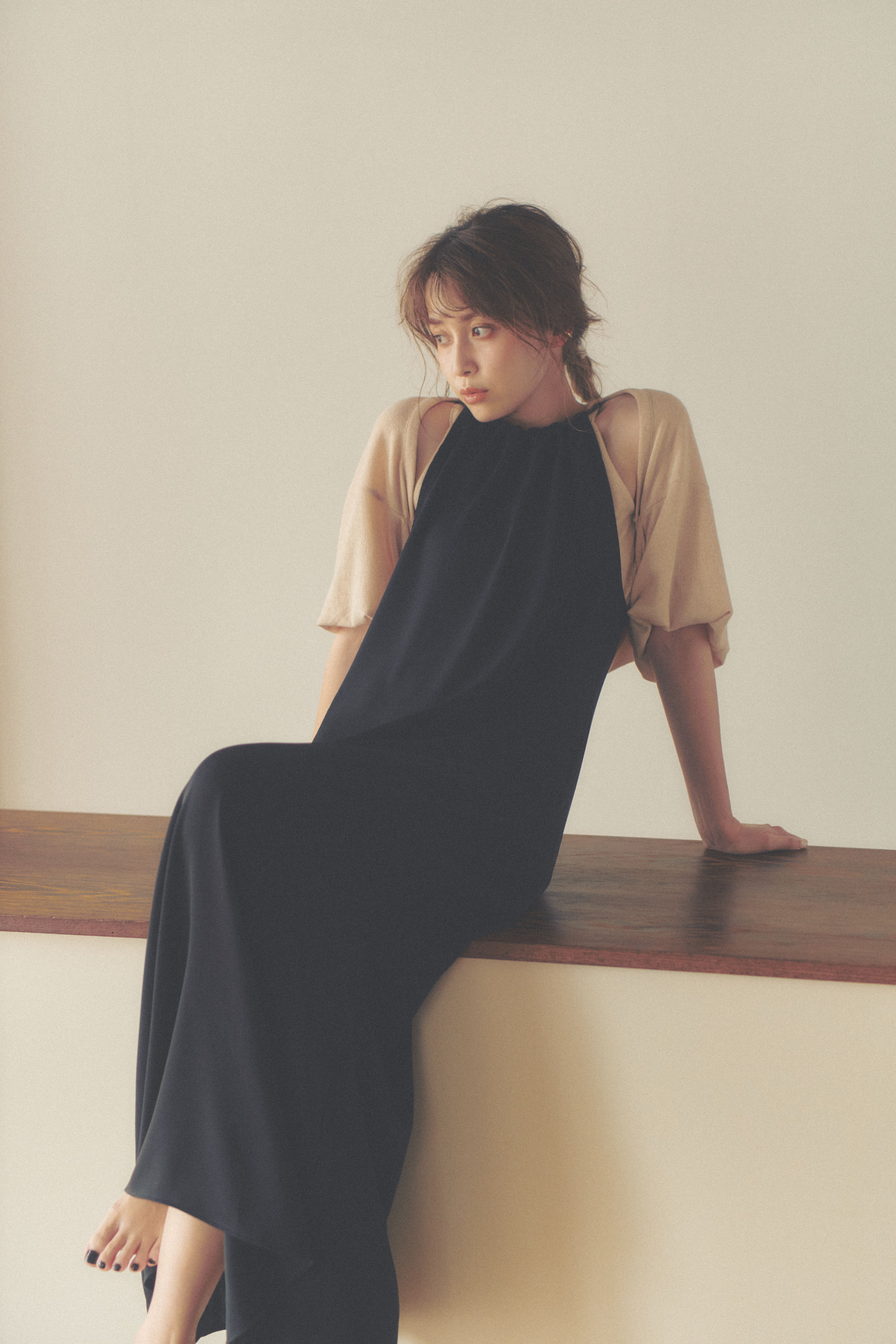 アンサンブル ボレロ｜ベージュ | tof`em online store