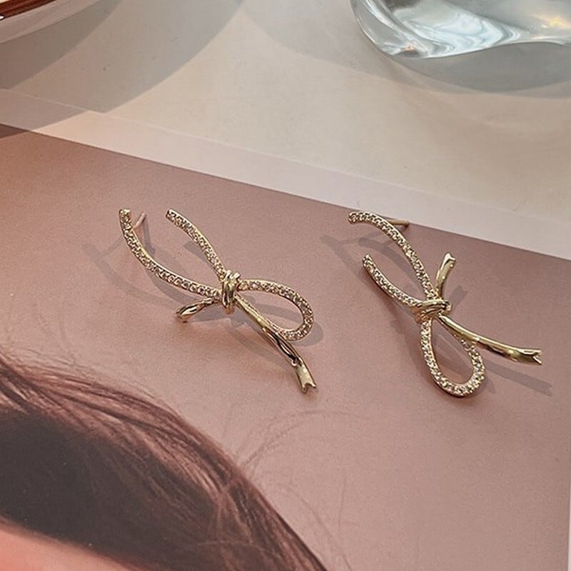 リボンフープピアス 100085 | coto.meki