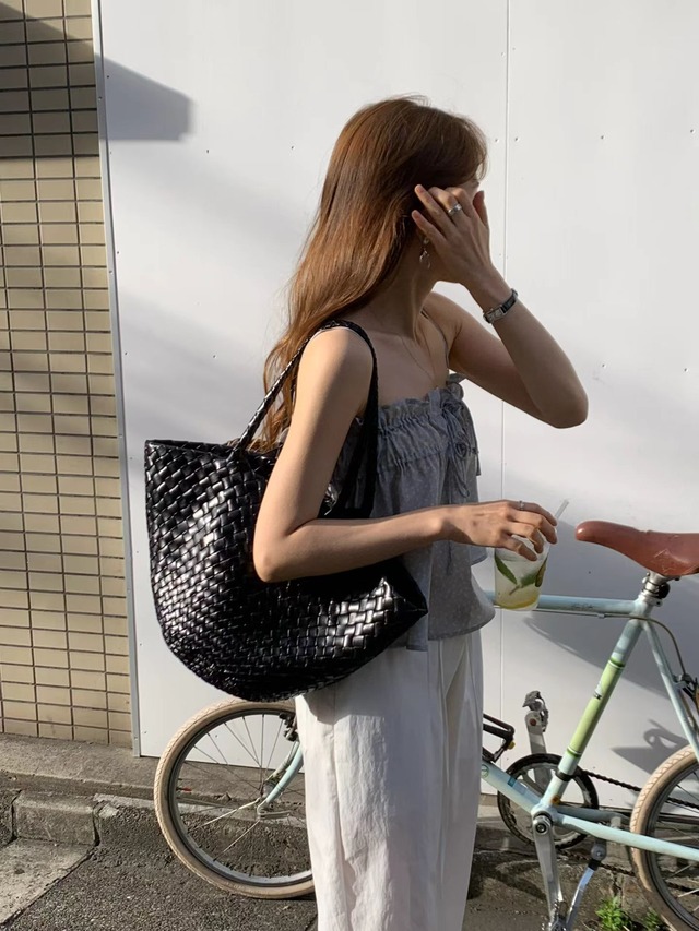 (OUNCE) flower ribbon  blouse / 2color