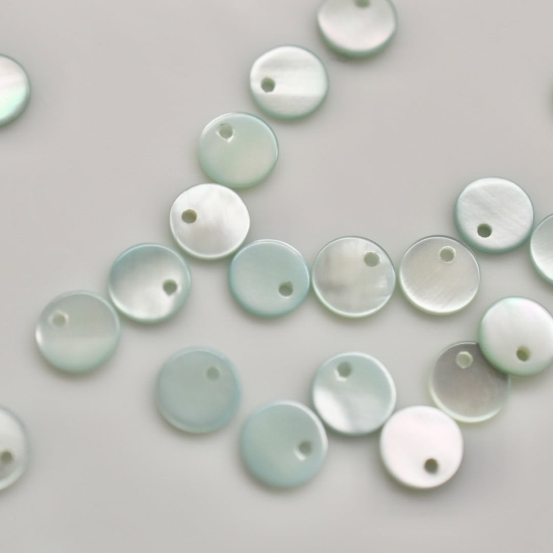 『ビンテージチャーム』日本 シェル 7個 7㎜ C-21