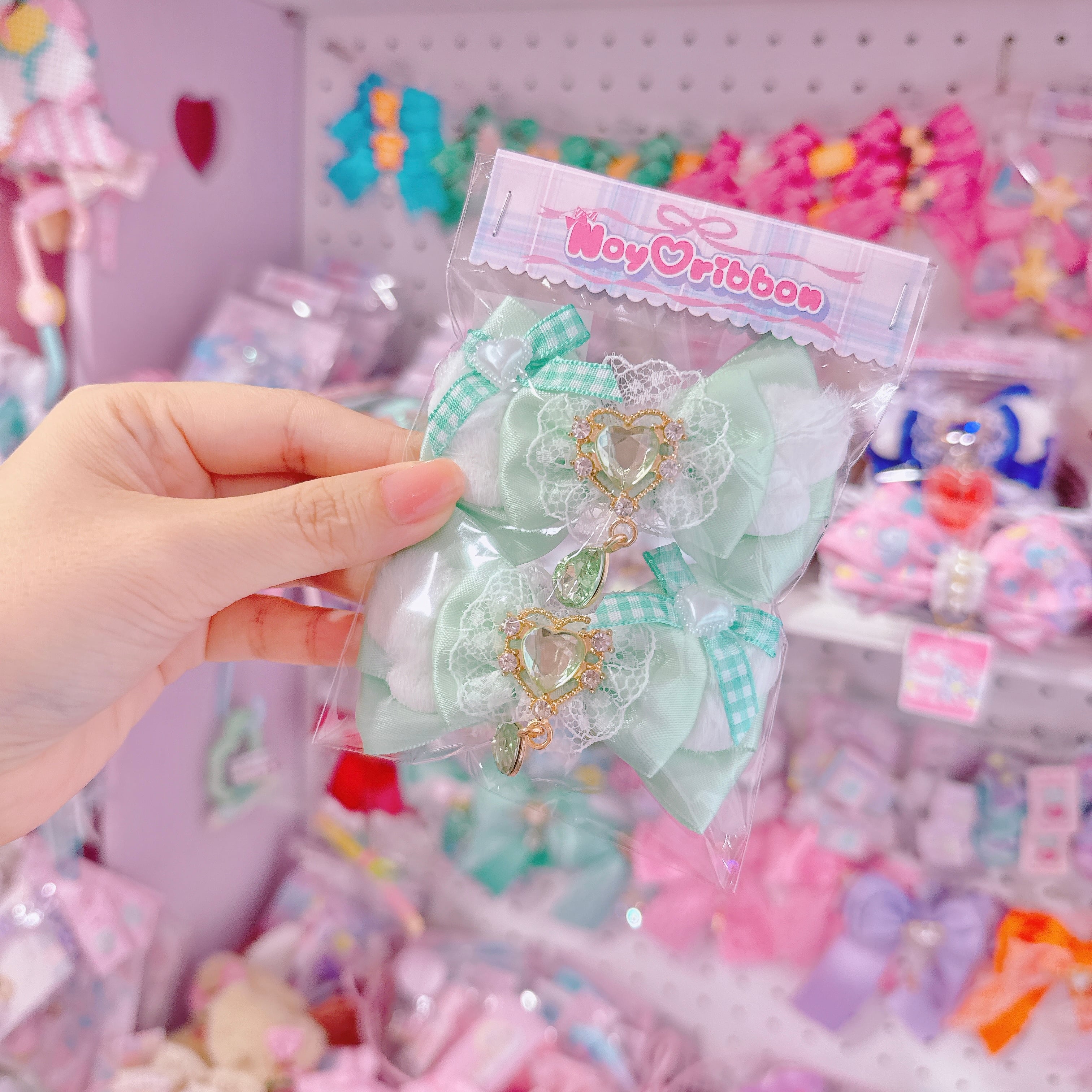 【F7】60-56推し活ツインヘアクリップ