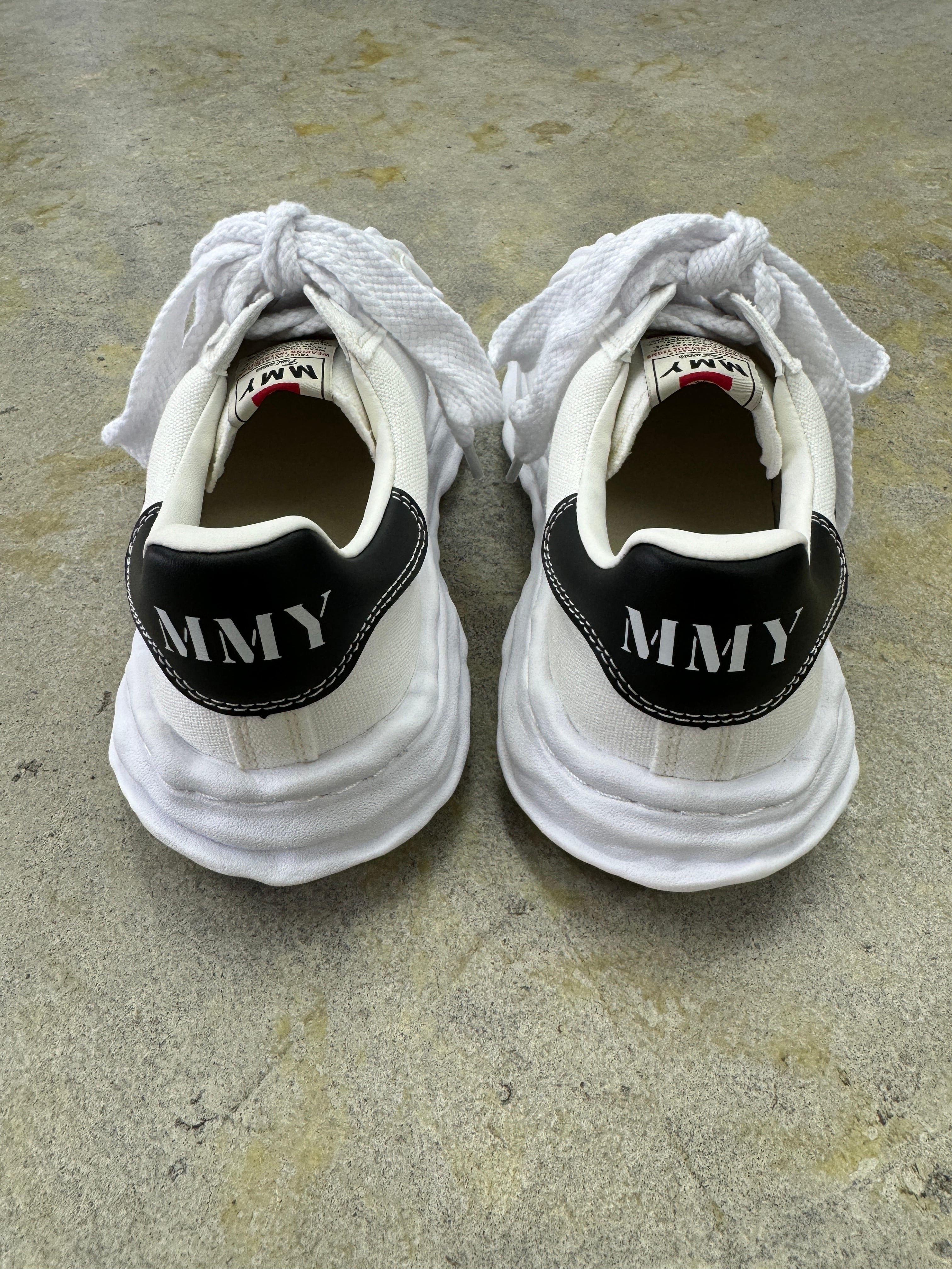 Maison MIHARA YASUHIRO | BLAKEY LOW CANVAS (A08FW735) | WHITE | HOWDAY