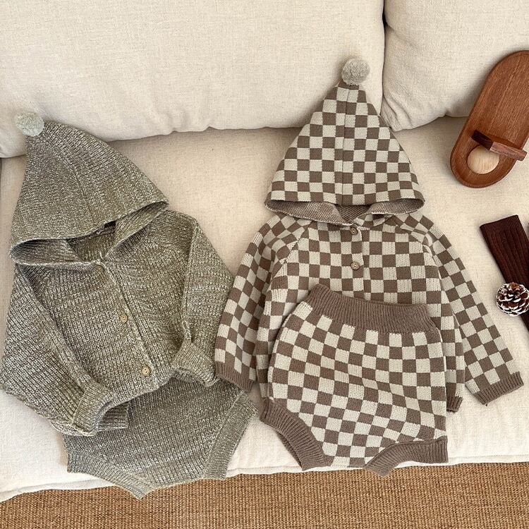 【BABY&KID】韓国風 セーターセットアップ