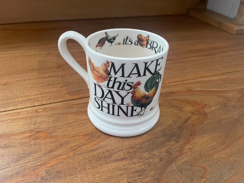 Emma Bridgewater  ライズ＆シャイン1/2pint マグカップ