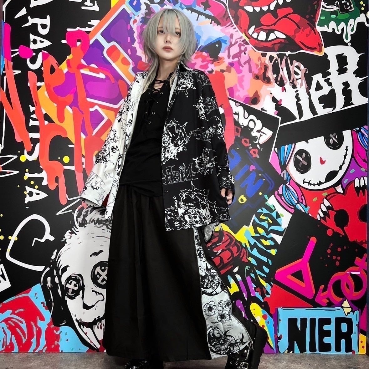 2WAY SIDE ZIP WIDE PANTS【九尾×PLUM】 | NIER CLOTHING