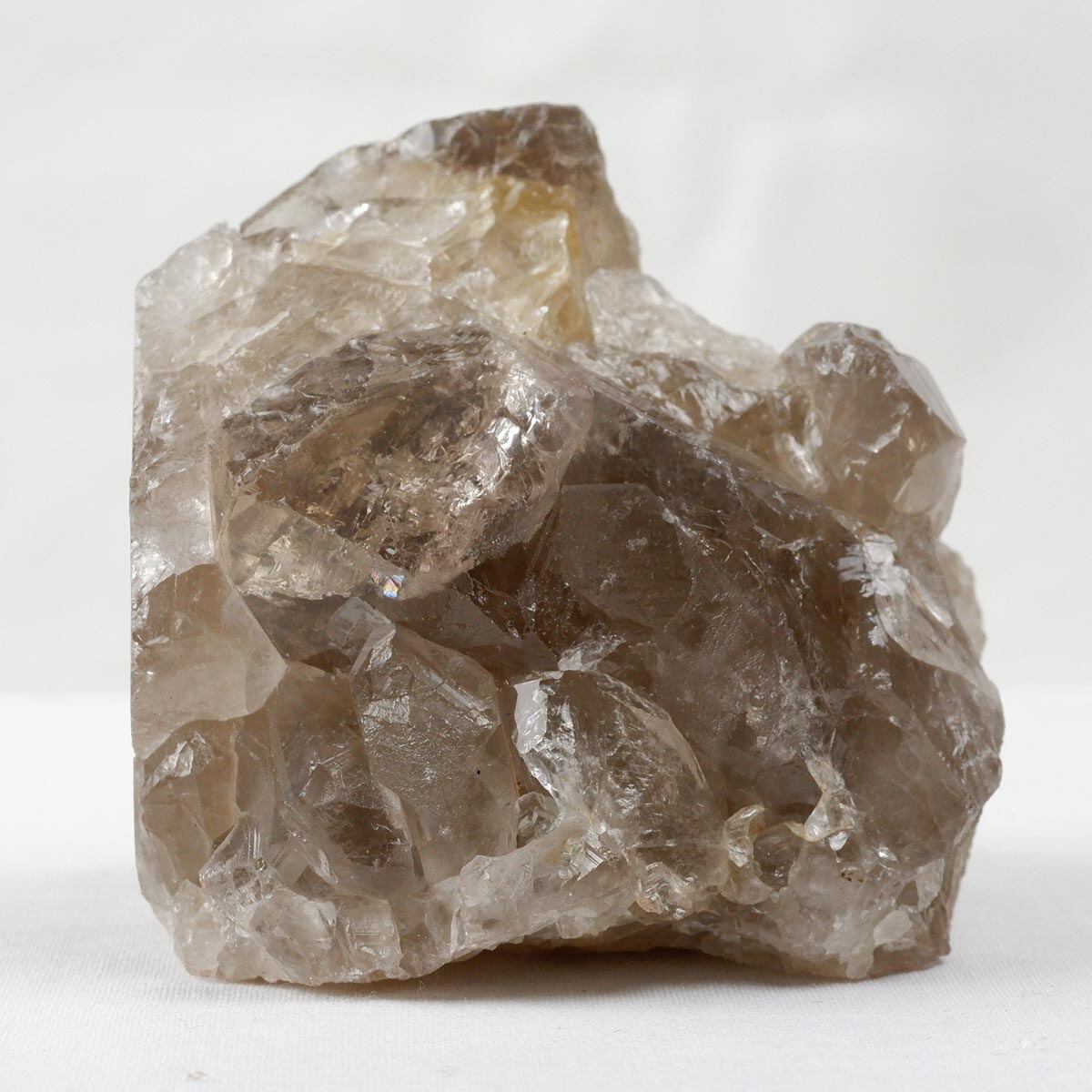 スモーキークォーツ クラスター ブラジル産 スモーキークォーツ 煙水晶 原石 一点物 282-720