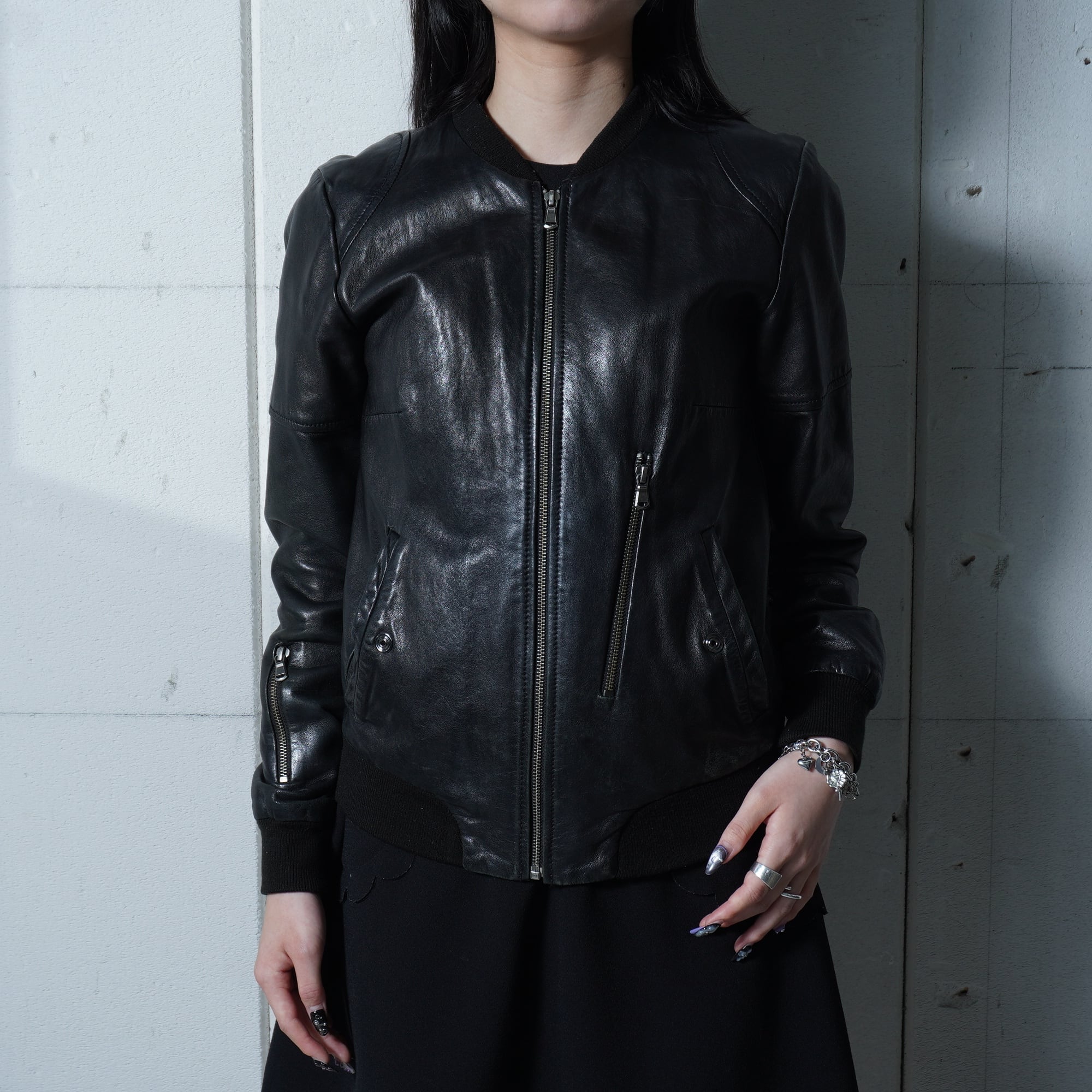 美品 DIESEL シングルライダースジャケット 本革 切替 楽天市場】□DIESEL ディーゼル メンズ□羊革 本革 切替