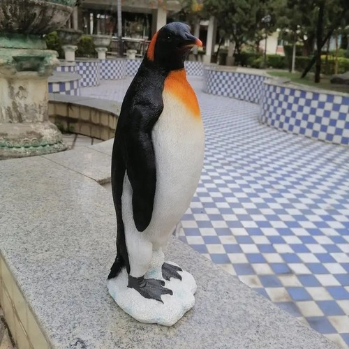 ペンギンの置物 屋内 屋外用 多目的 オーナメント像 アニマルオブジェ 装飾