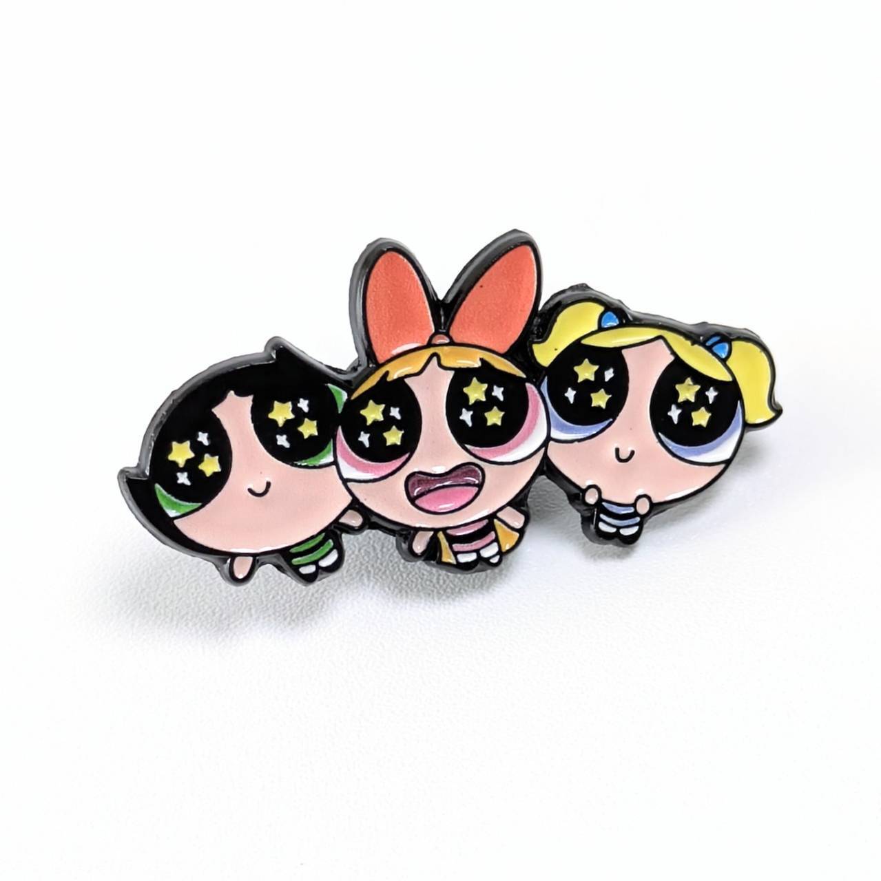 送料無料！ ★ピンズ PINS★ピンバッジ 【 The Powerpuff Girls ( パワーパフガールズ ) 】目がキラキラ♡〚アメリカン雑貨 アメトイ〛