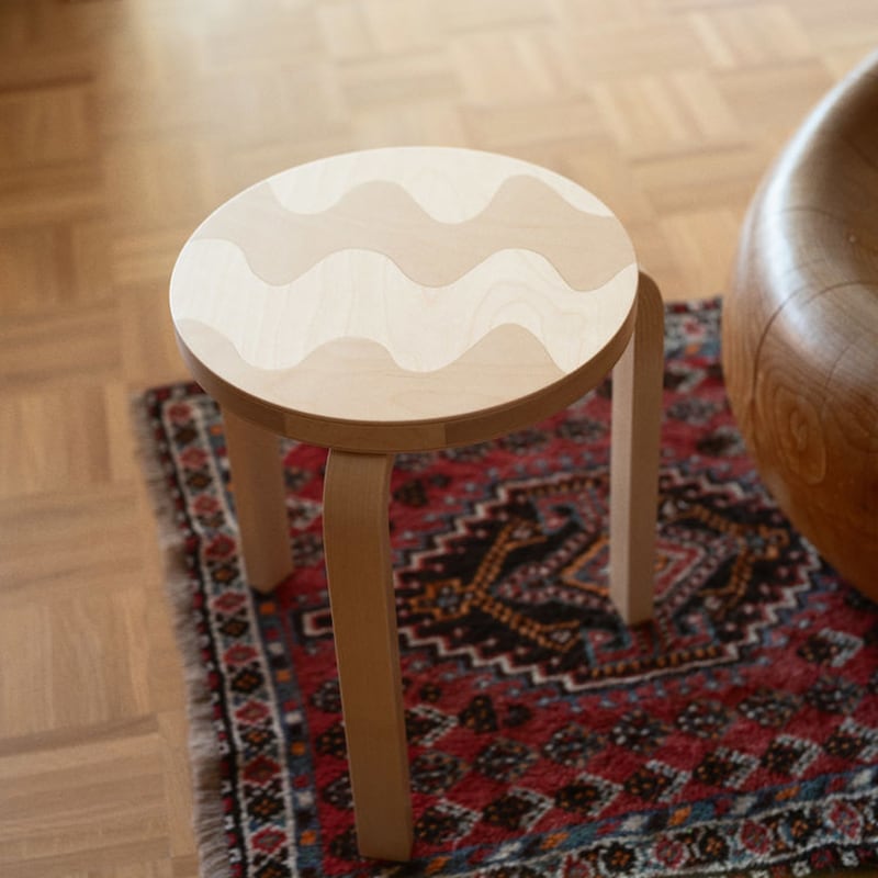 Artek + Marimekko スツール 60 ロッキ 完売《限定》90th Anniversary スツール 60 Lokki（ロッキ