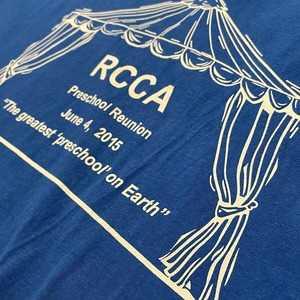 【GILDAN】RCCA ロゴ プリント Tシャツ 半袖 ブルー XL ビッグサイズ US古着 アメリカ古着