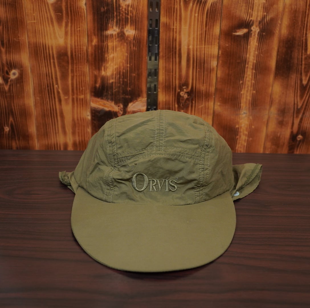 90s orvis ロングビル サンシェード キャップ SM/オービス USA製 帽子