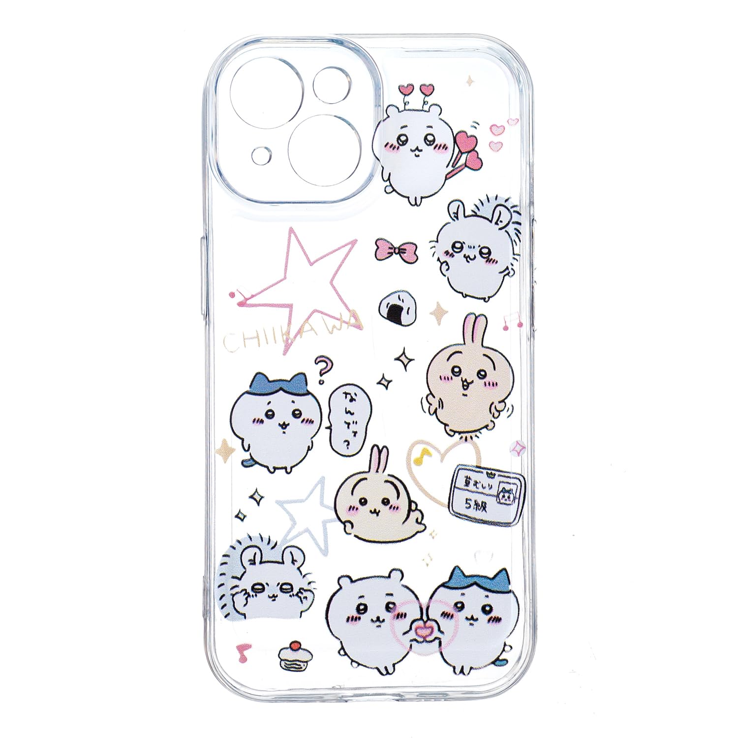 CICIGOCRHDK 電話カバー iphone se3/se2/iPhone8/7用のケースかわいい 薄型背面 クリア tpu 柔軟 透明 TPU レンズ保護 キャラクター 落下防止 耐衝撃保護 超軽量 脱着簡単 全面保護 (A5, iPhone SE 2 / SE 3/iPhone8/7対応)