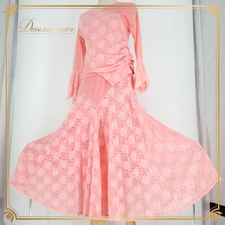 社交ダンス 衣装 スタンダード 上下セット ツーピース レッスンウェア