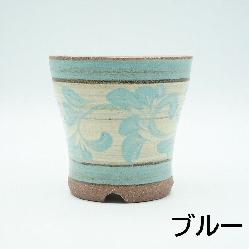 やちむん　植木鉢　サイズ大 やちむん 沖縄の植木鉢 多肉植物】FUKAGAIオリジナル鉢（大） | 29to8