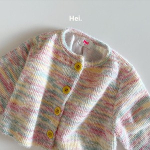 «Sold out»«Hei» レインボーカーディガン