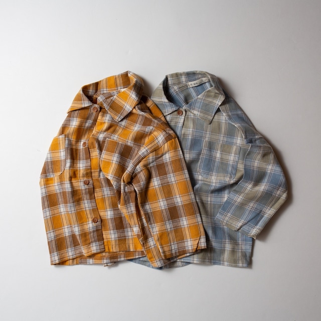 【即納】LINK check shirts / the lala