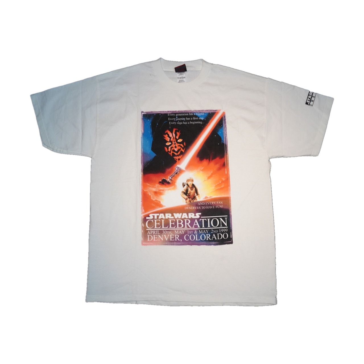 Star Wars Episode 1 Phantom Menace ヴィンテージTシャツ (スターウォーズ 1999)｜送料無料｜ヴィンテージTシャツ専門通販