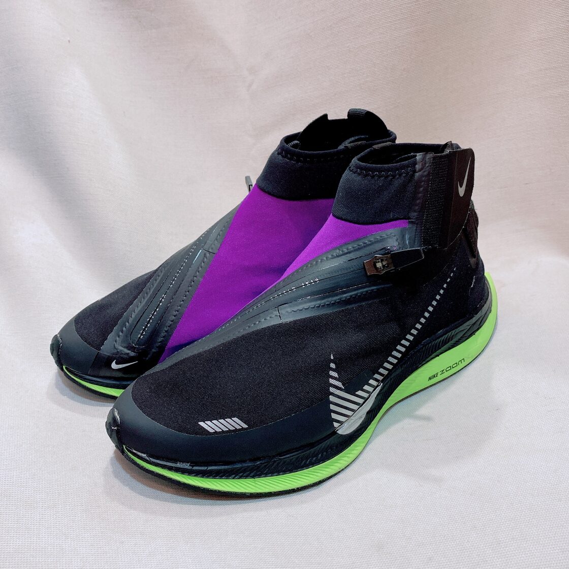 ナイキ ズームペガサスターボシールド 黒 紫 NIKE ZOOM PEGASUS TURBO 