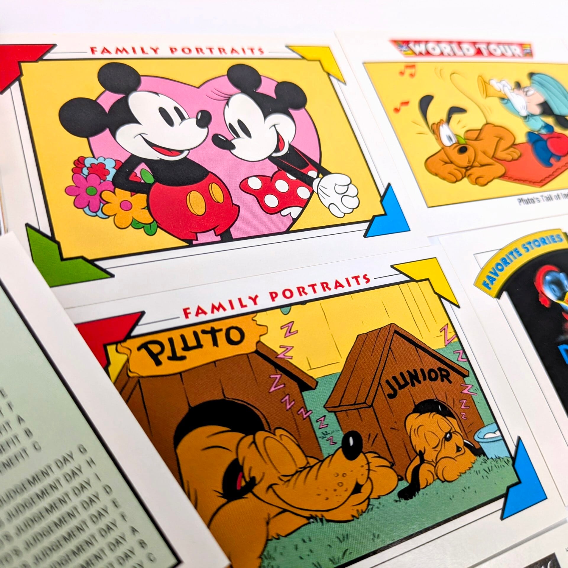☆送料無料！☆1991年製 【 Disney Collector Cards ディズニーコレクターカード 】VINTAGE トレーディングカード単品 （1個=15CARDS）〚アメリカン雑貨 アメトイ〛