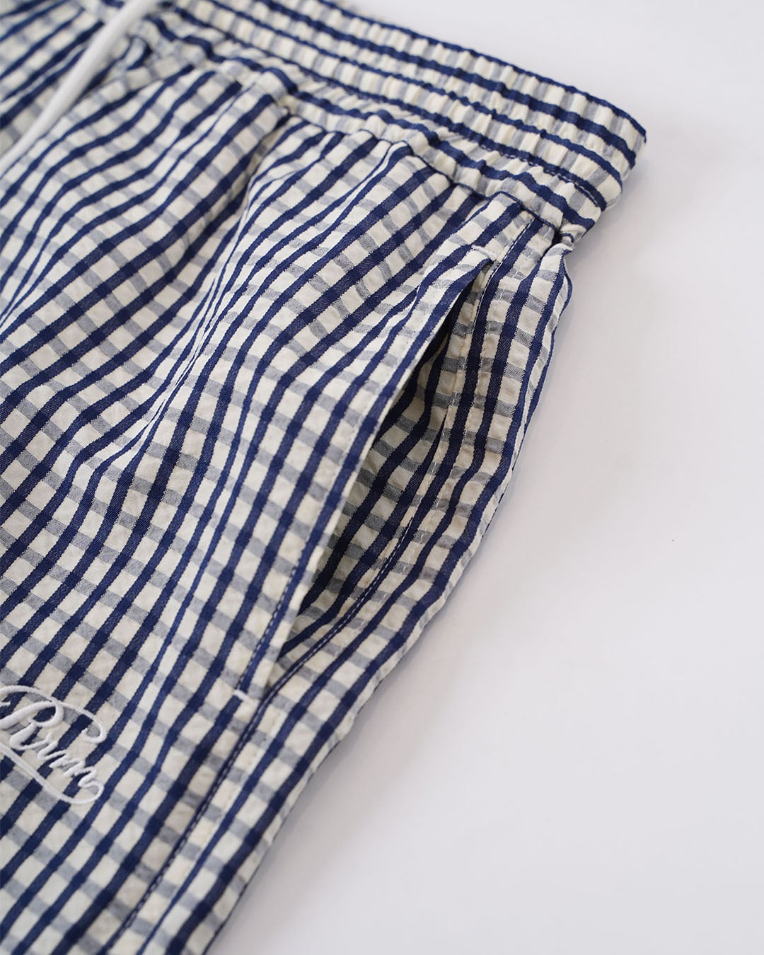 Re:room】CHECK PATTERN SEERSUCKER WIDE PANTS［REP326］ | #Re:room