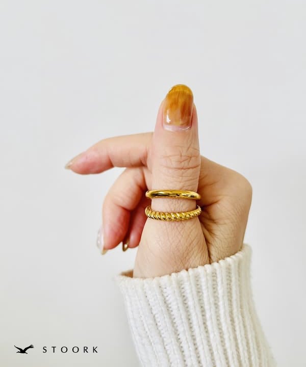 再入荷】316L Dot Double Ring | stoork(ストーク) 金属 再入荷】316L Dot Double Ring | stoork(ストーク) 金属