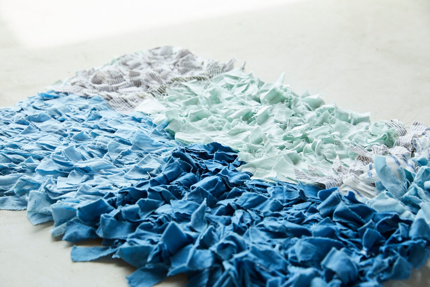 藍色ボシャルウィットラグ | yuisetouchi