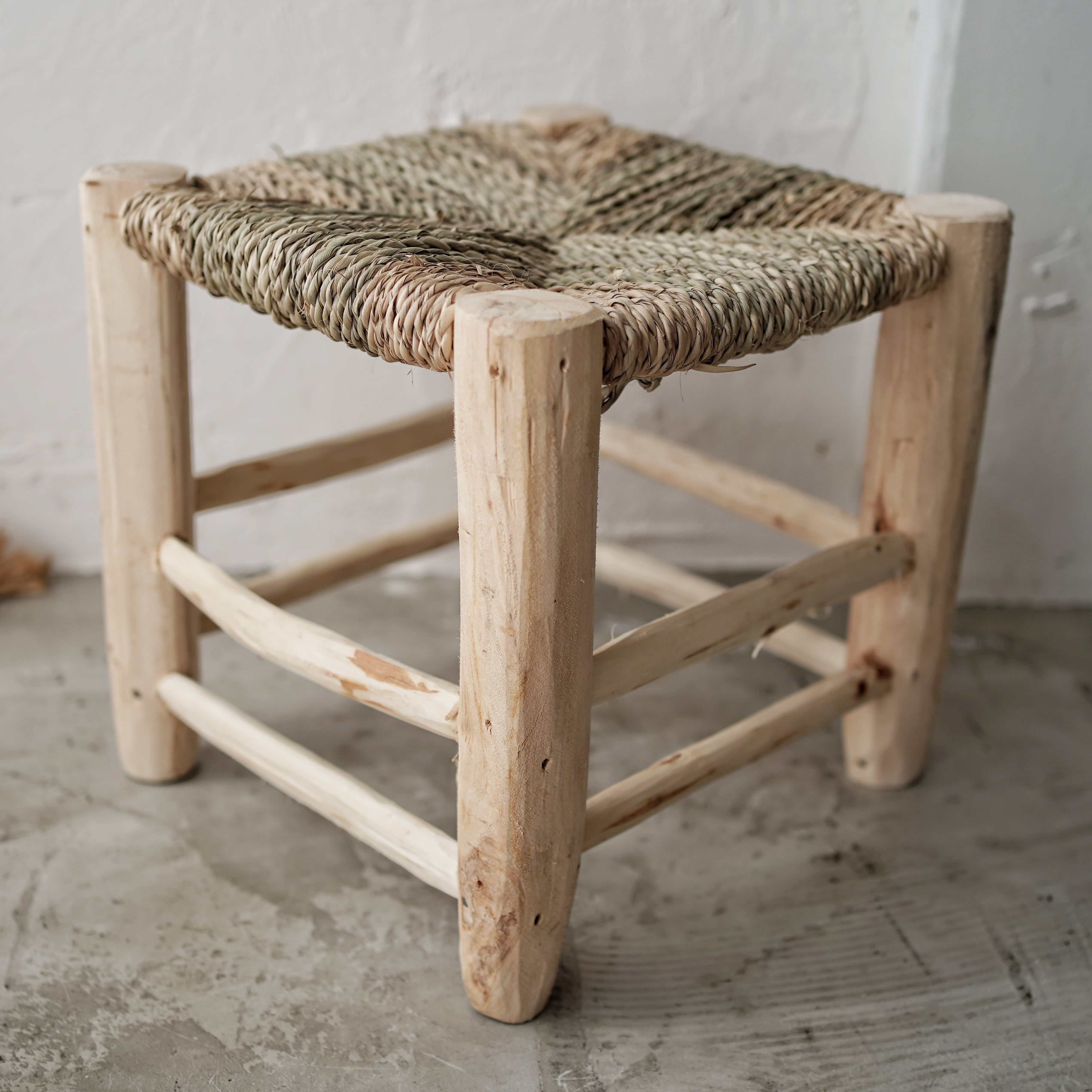 モロッコ　スツール モロッコマルシェスツール【ナチュラル】 M | Sweet Things