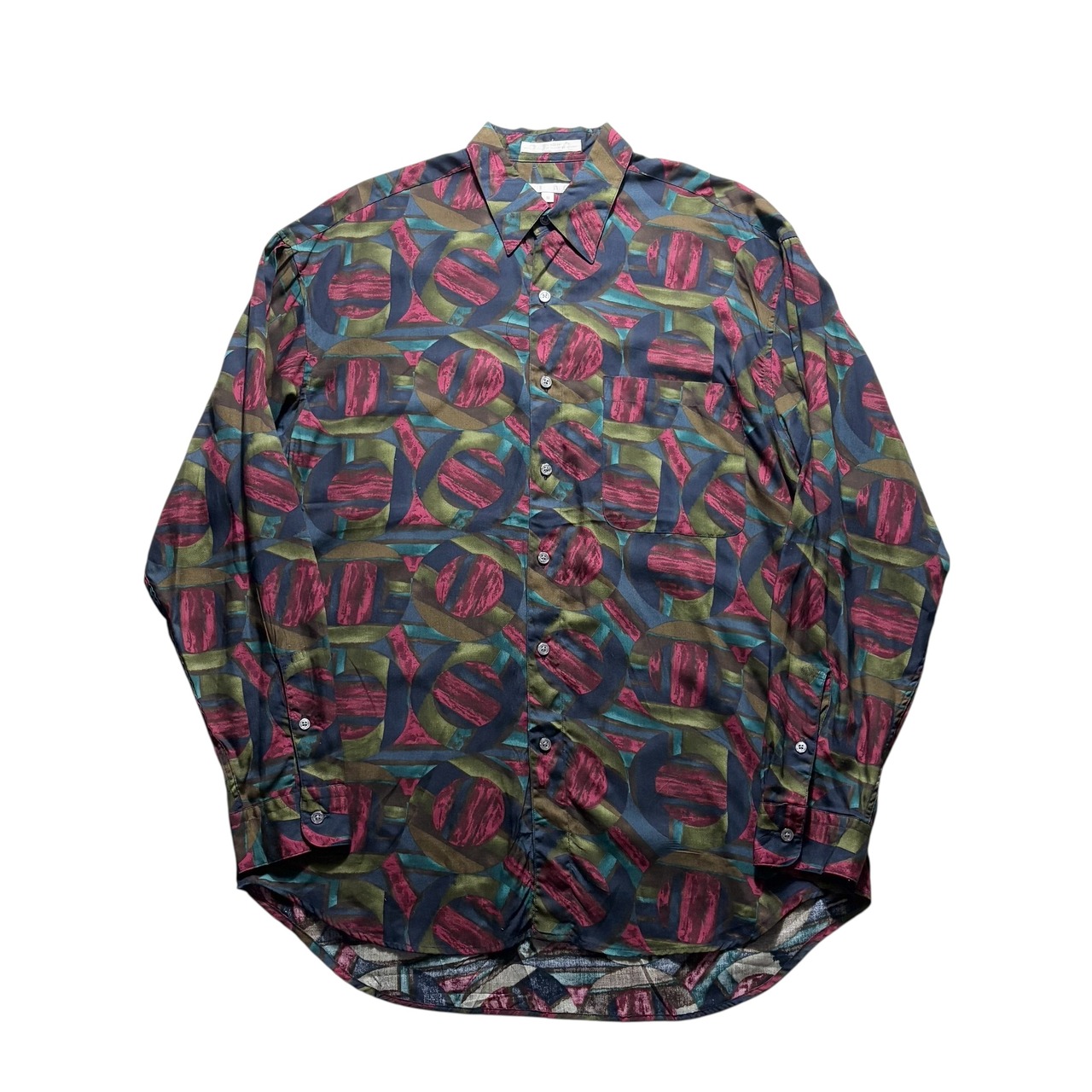 vintage 1990’s PERRY ELLIS aop rayon shirt