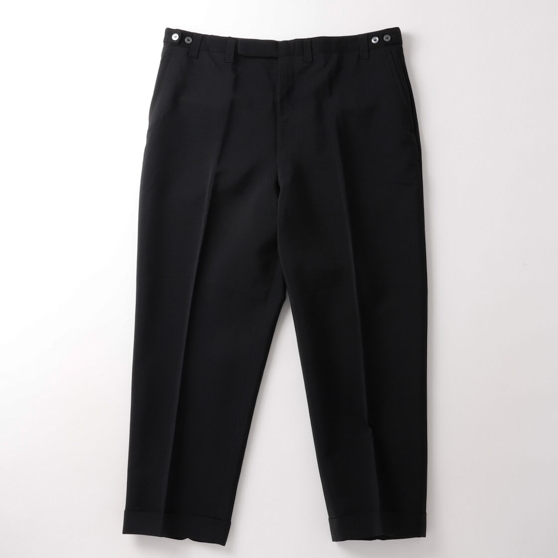 極美品】50s special vintage pants wool mohair trousers Black Made 