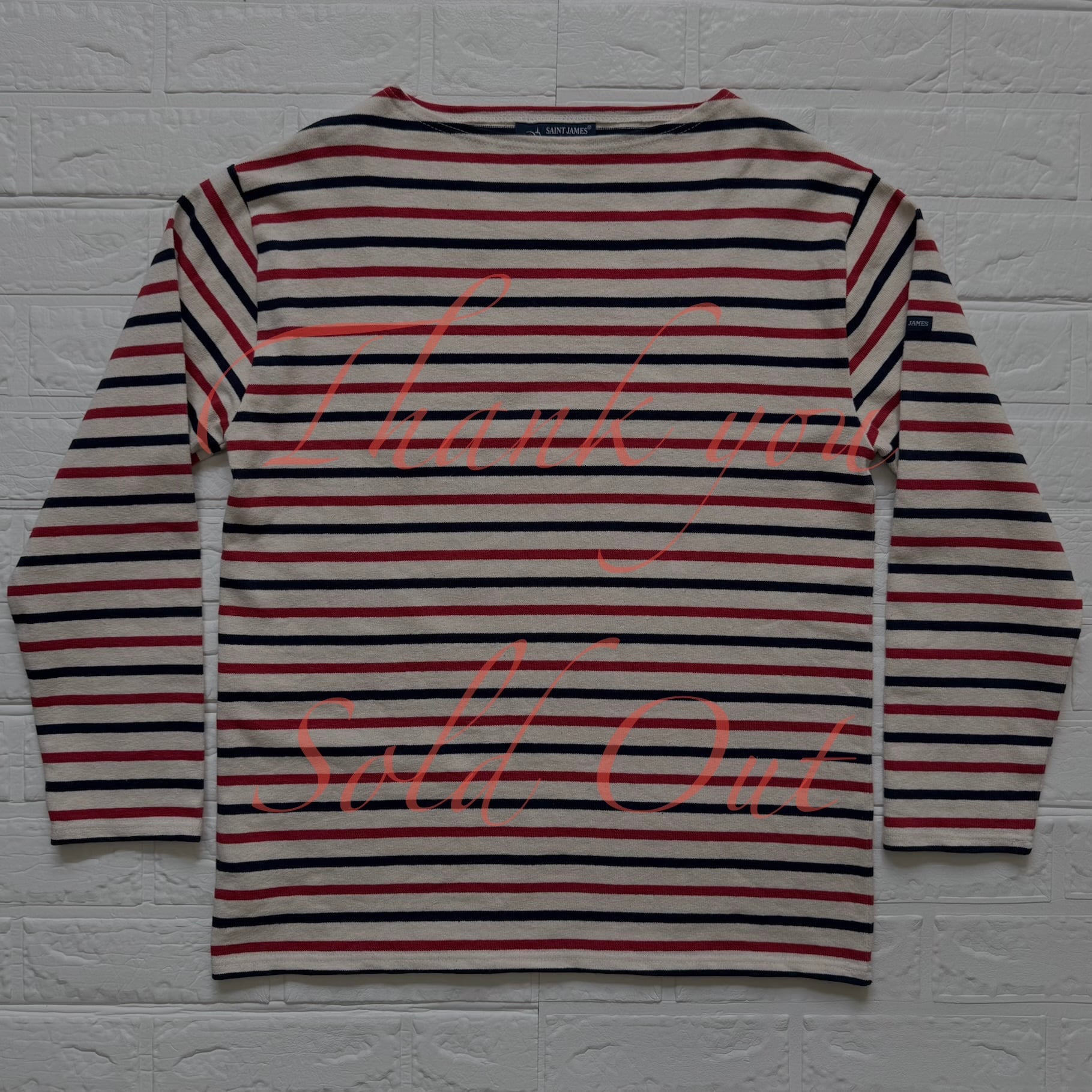 SAINT JAMES フランス製 OUESSANT TRI トリコロールボーダー ボート