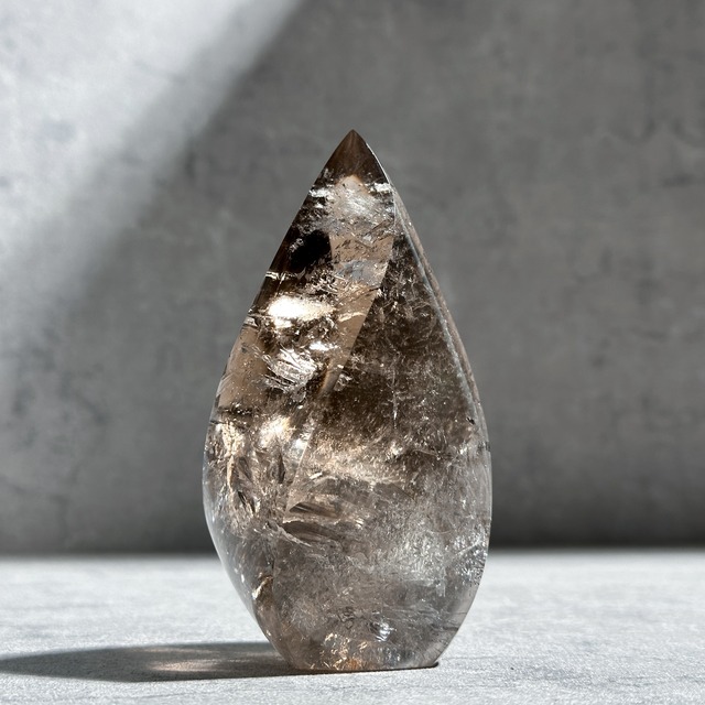 ミナスジェライス産スモーキークォーツ  フレイム型 02◇Smoky Quartz ◇  天然石・鉱物・パワーストーン